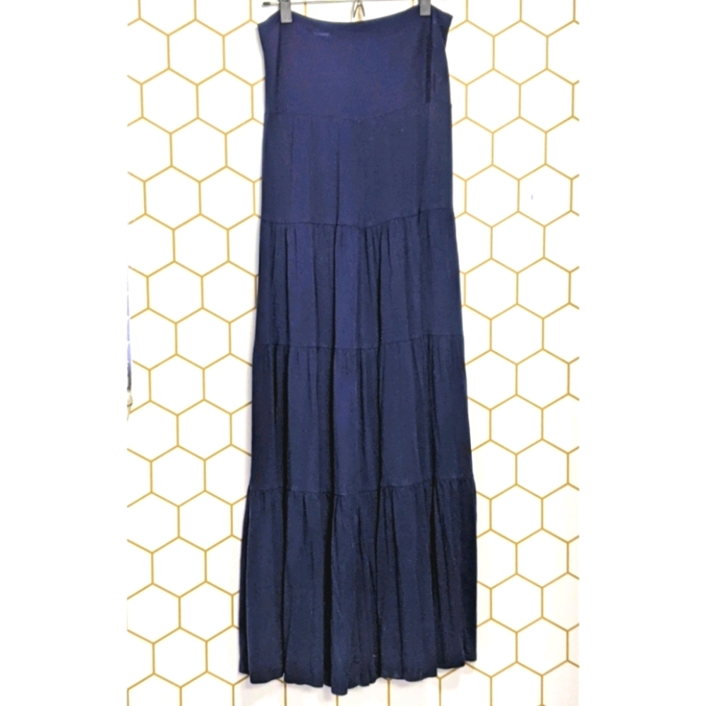 Green Dragon maxi prairie skirt